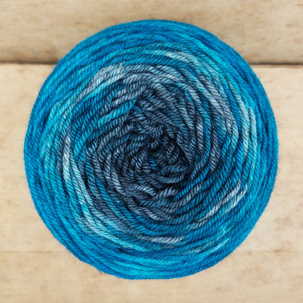 Silky Yak DK 100g gradient: All of the Undertow
