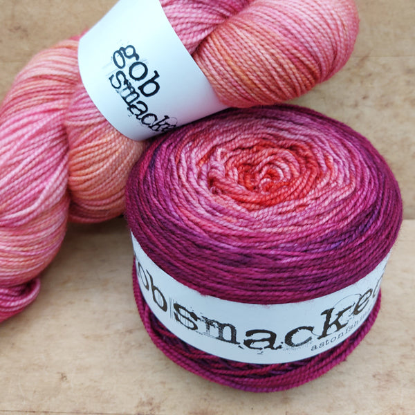 Scotch Cove scarf kit: Bloom Afresh & Gracious, Grapefruit!