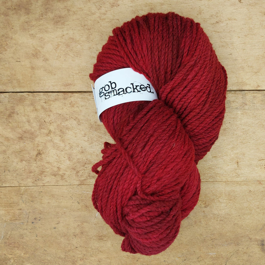 Homestead Aran 112g skein: Cherry-filled