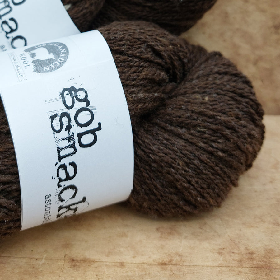 Finn Cross 100g skein (Batch 04): Natural Brown