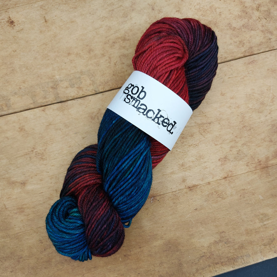 Sock yarn: Grackle At the Gatehouse