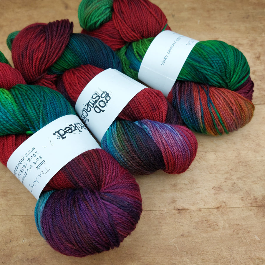 Sock yarn: Teaching a Parrot to Talk
