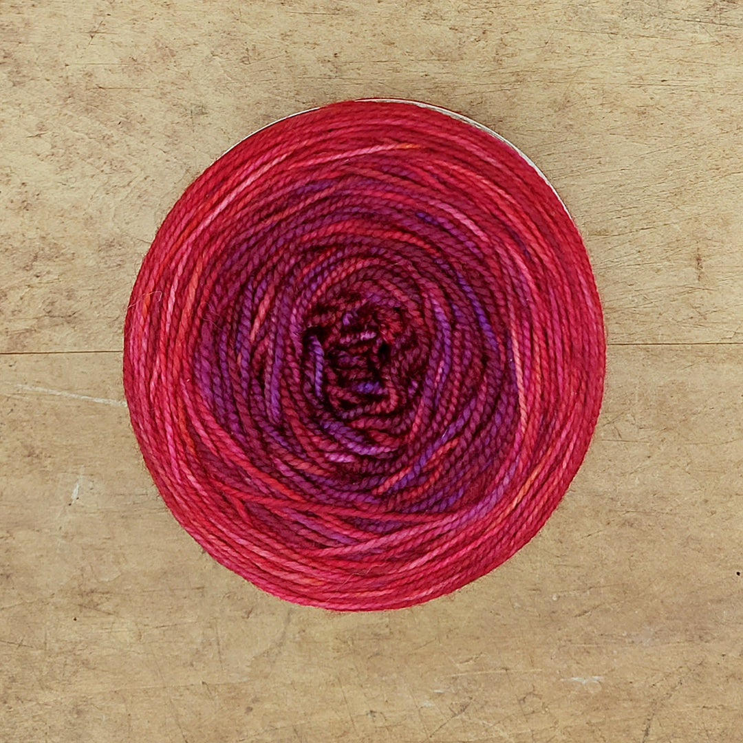 Merino fingering gradient: A Flower By Any Other Name
