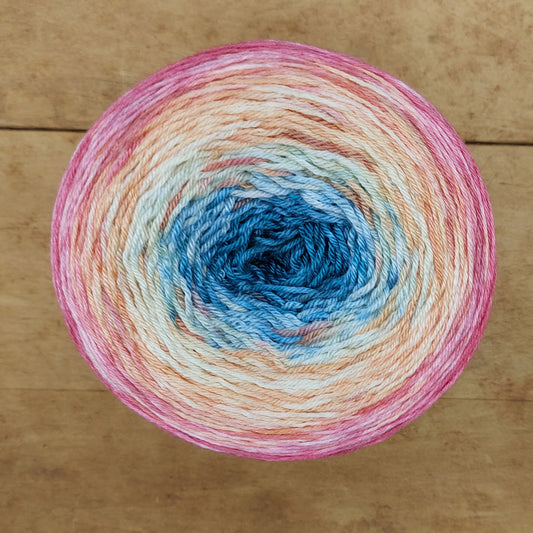 Merino/silk fingering 200g gradient: A Poem For the Dawn