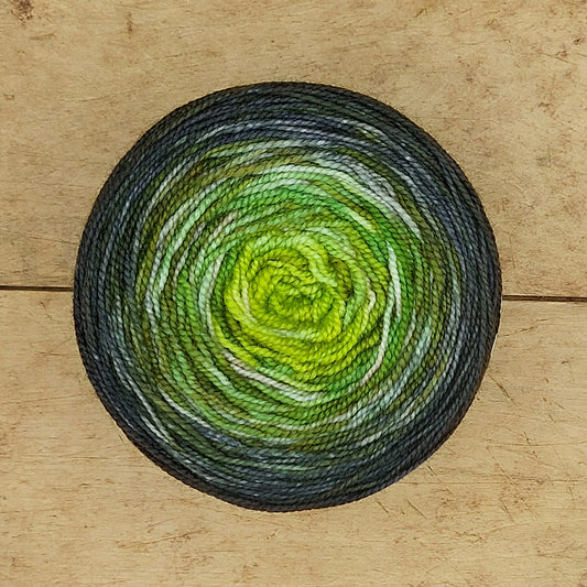 Merino fingering gradient: Alien Life Form