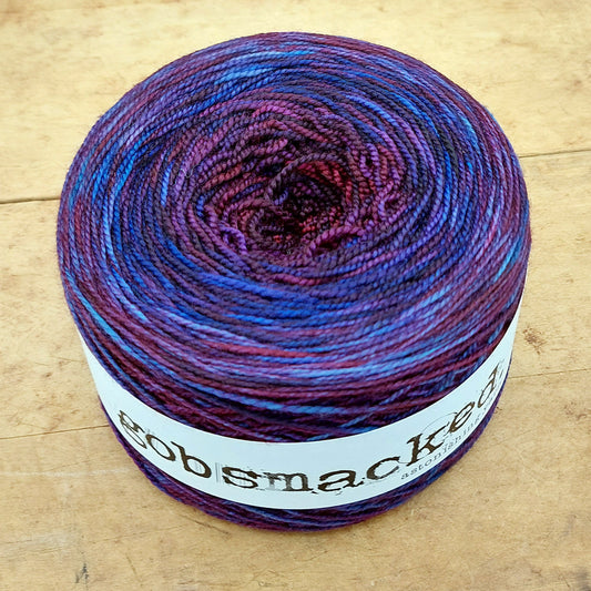 Merino fingering 200g gradient: And the Sugar Plums Danced