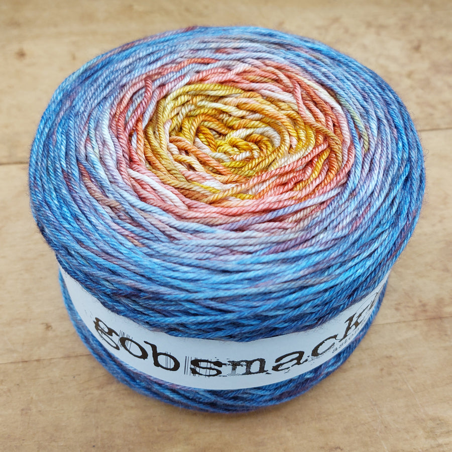 Merino/silk DK 200g gradient: As the Skies Begin To Clear