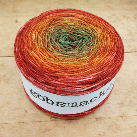Merino fingering 200g gradient: Autumn Falls Fast