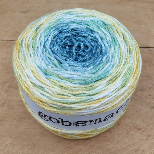 Merino/silk DK 200g gradient: A Bluebird Afternoon