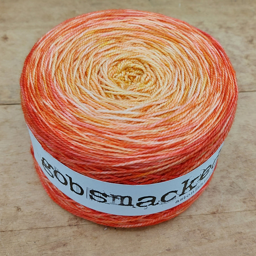 Merino fingering 200g gradient: Dreamsicle