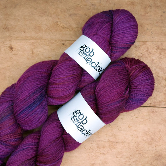Sock yarn: Drenched & Berry-Filled