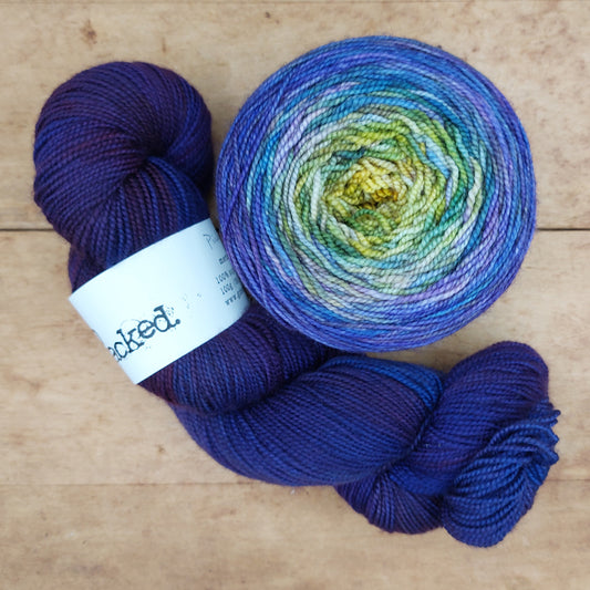 Scotch Cove scarf kit: Establishing the Garden & Picking Plums