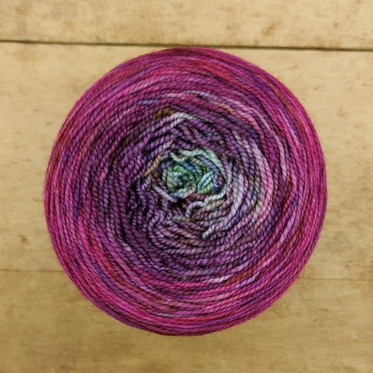 Merino fingering 100g gradient: Finding the Flowers