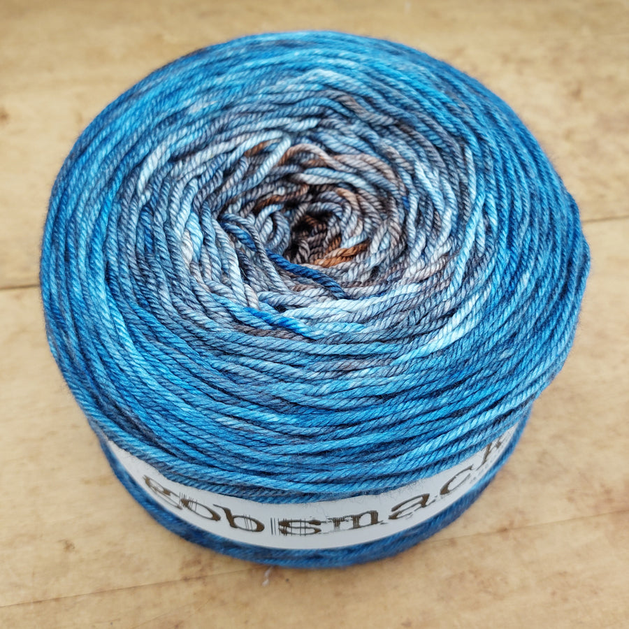 Merino/silk DK 200g gradient: The Flooded Forest