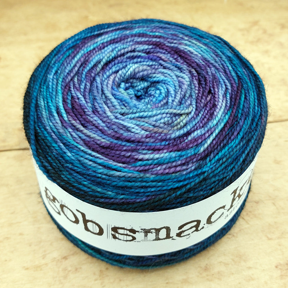 Merino fingering gradient: Having Brought a Luck-Bringer