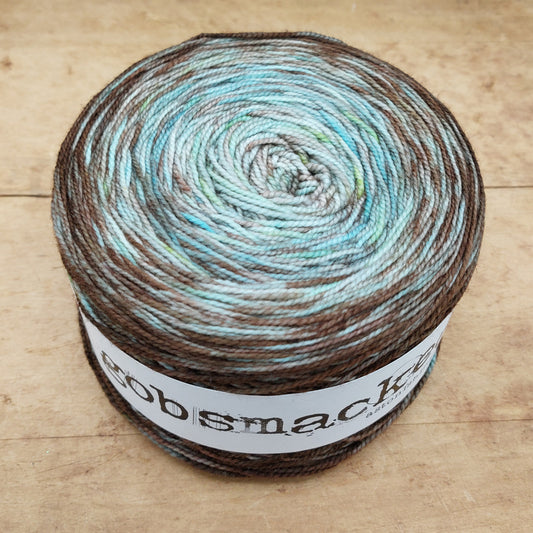 Merino fingering 200g gradient: Ice Melt