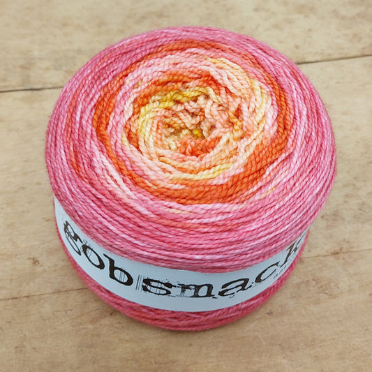 Merino fingering 100g gradient: Lemonade and Popsicles