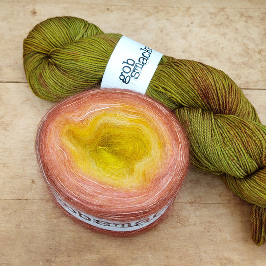 Polkadrop Cowl kit: The Lily Buds Will Open & Our Dearest Swamp