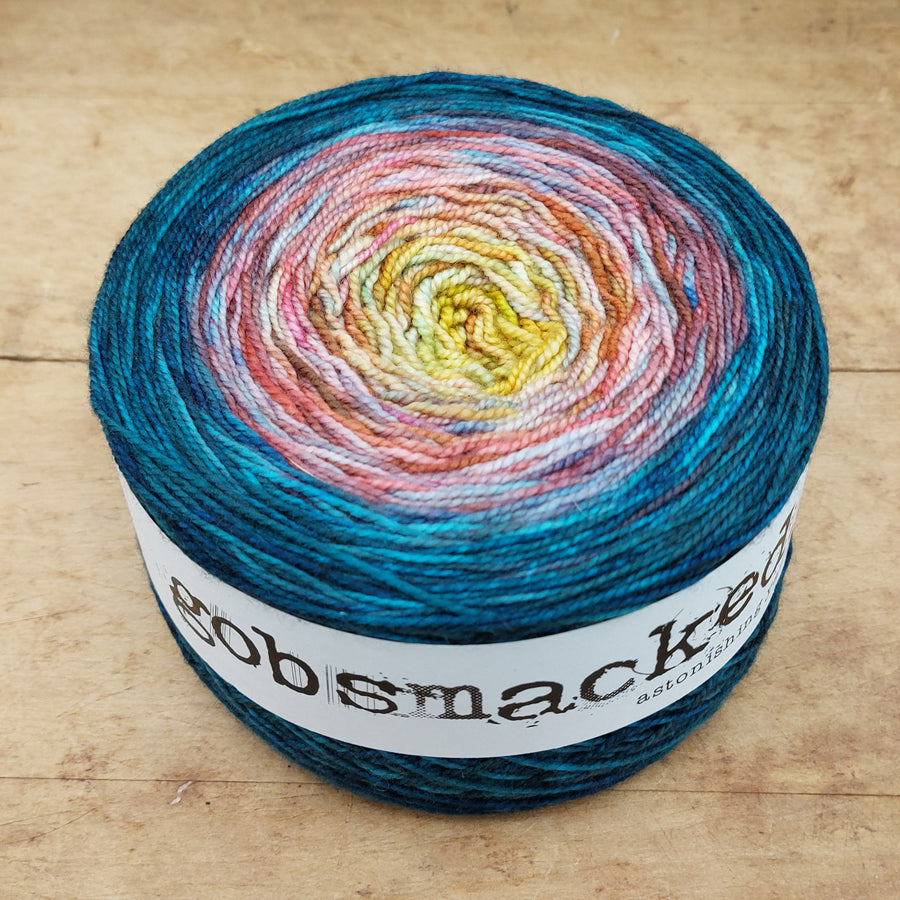Merino fingering 200g gradient: The Poetical and the Analytical