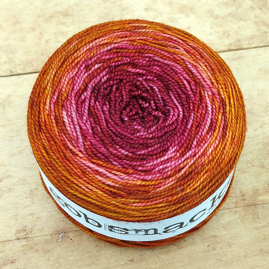 Merino fingering gradient: The Pomegranate Was Also a Win