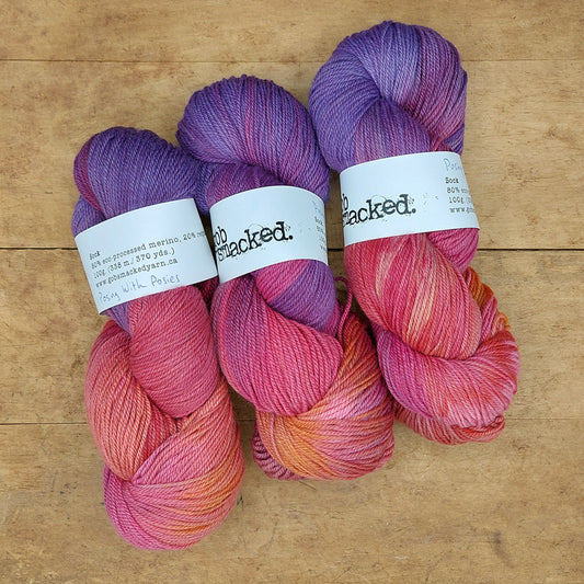 Sock yarn: Posing With Posies