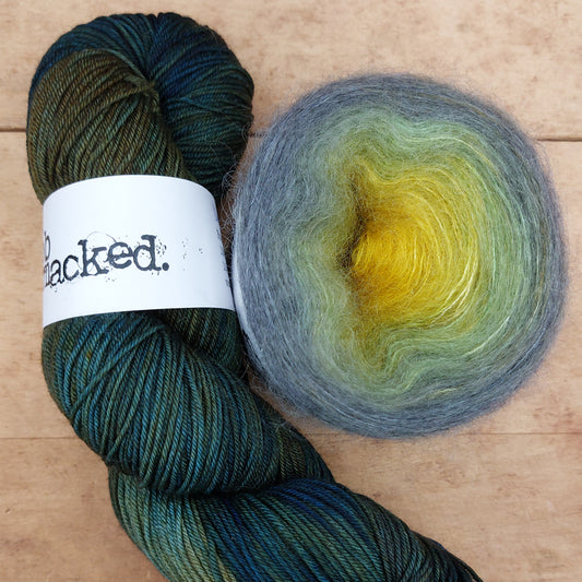 Polkadrop Cowl kit: Ringing With Kinglet Song & Doing a Bit of Good