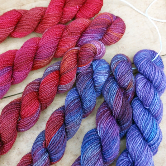 Mini skein set (6x20g): Roustabout the Roost