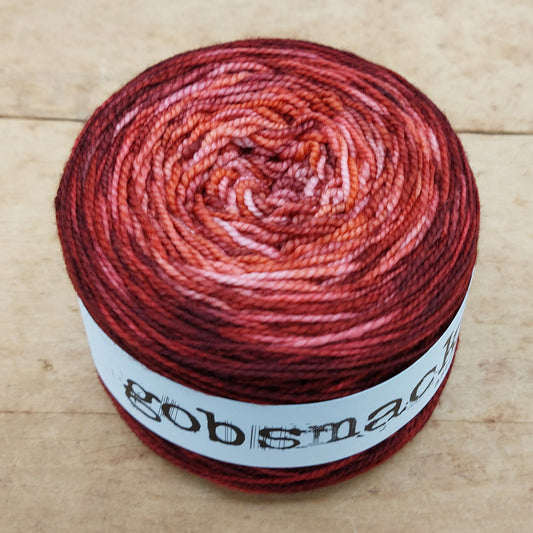 Merino fingering 100g gradient: Russet and Rhyme