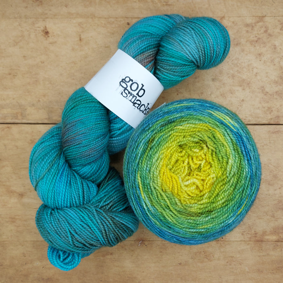 Scotch Cove scarf kit: Sprightly Springs & In Shallow Waters
