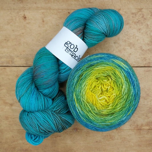 Scotch Cove scarf kit: Sprightly Springs & In Shallow Waters