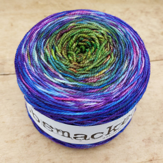 Merino fingering 100g gradient: The Emergence of Moss