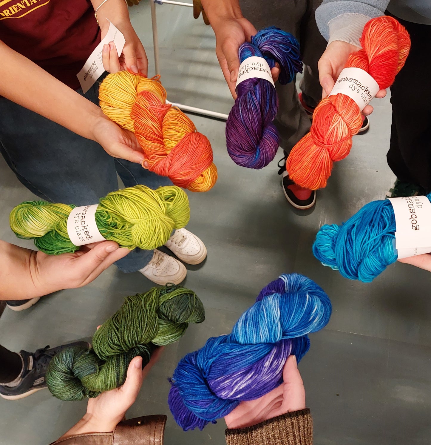 Intro to yarn dyeing class