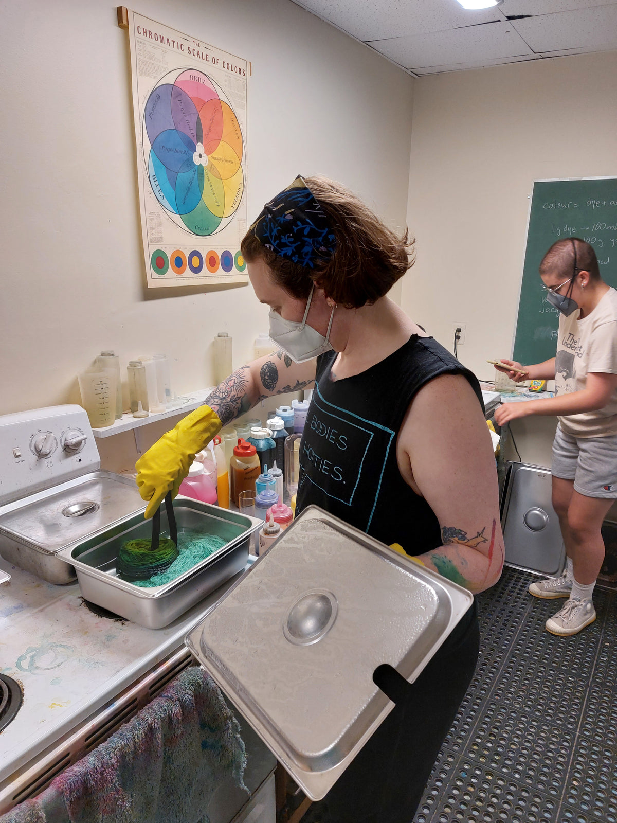 Gradient dyeing class – gobsmacked yarn