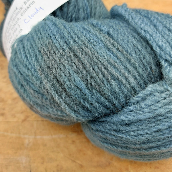 Manitoulin Island 100g skein: Cloudy